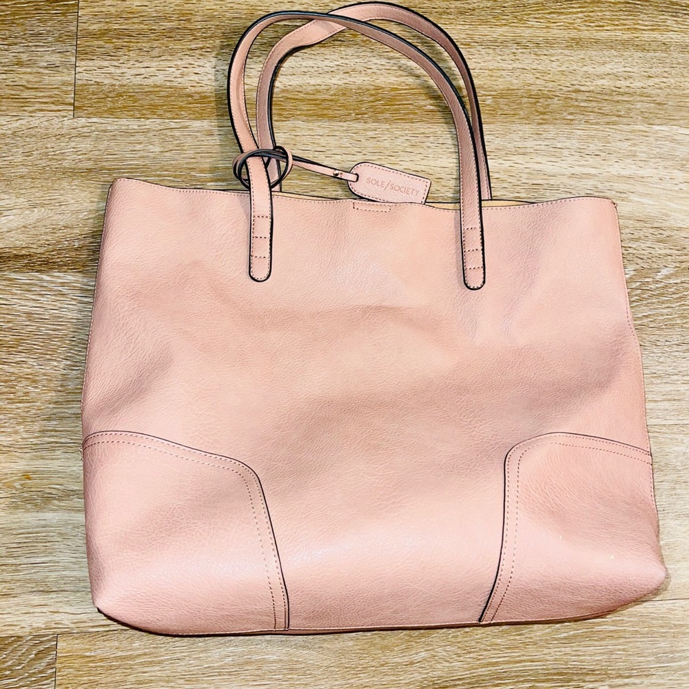 SOLE SOCIETY Lilyn Leather Tote